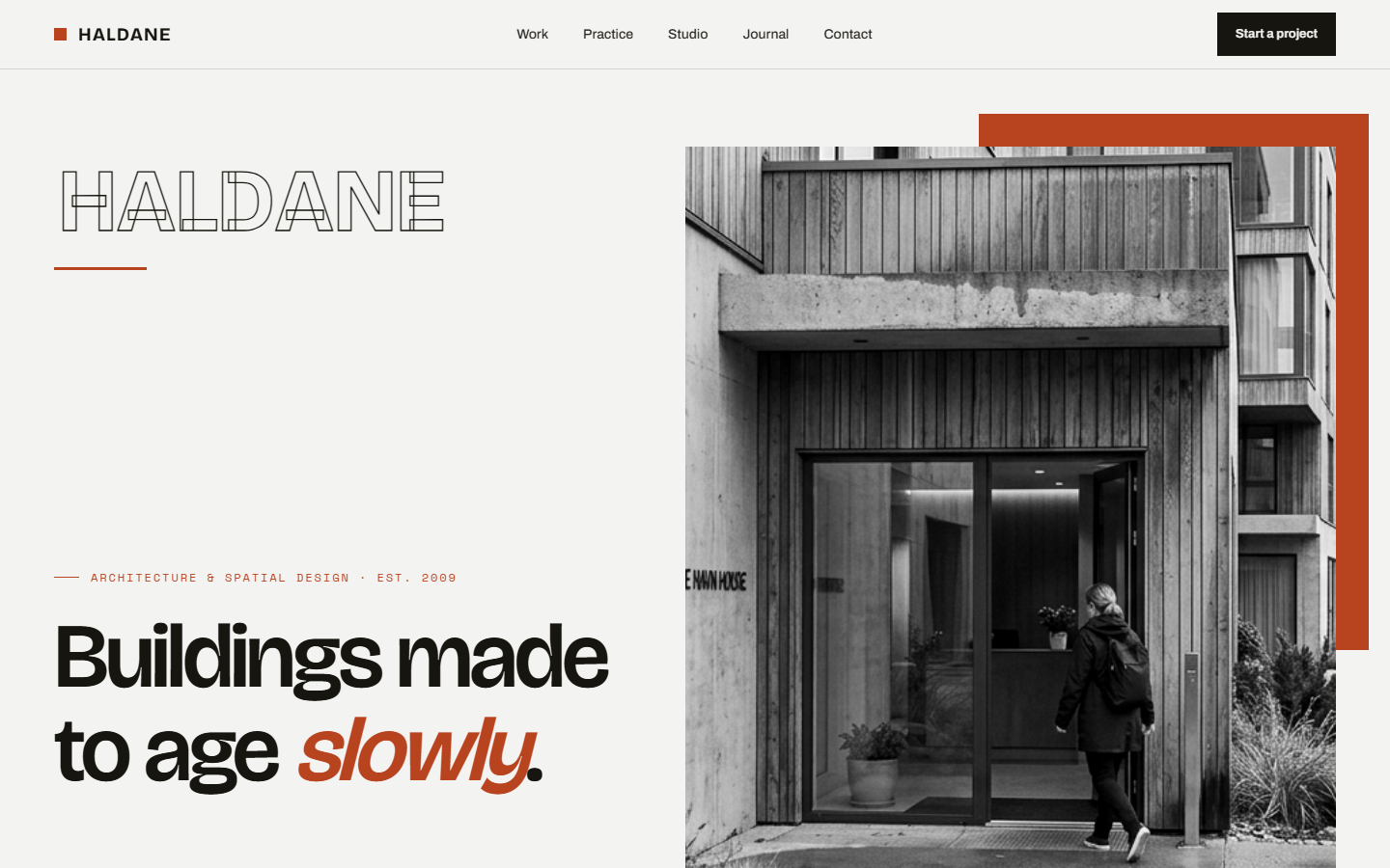 HALDANE website hero