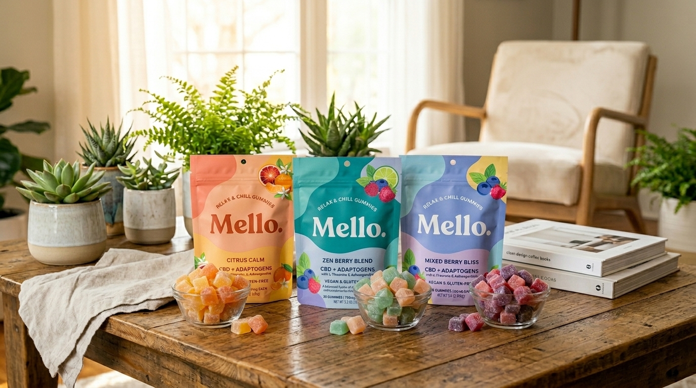 Mello CBD + adaptogen gummies