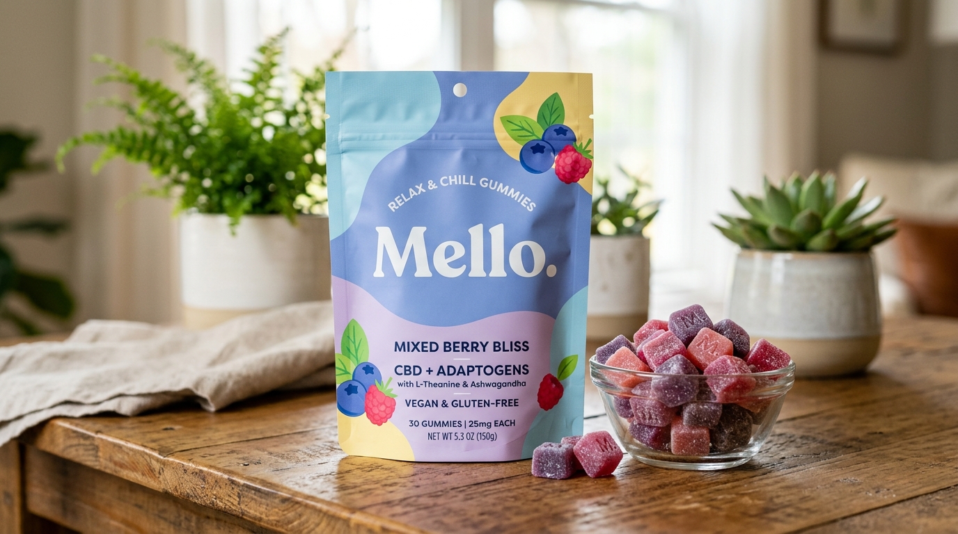 Mixed Berry Bliss gummies